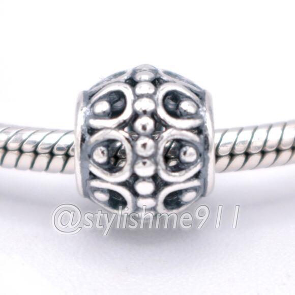 Authentic Pandora A CLOUD'S SILVER LINING Charm - Picture 2 of 10